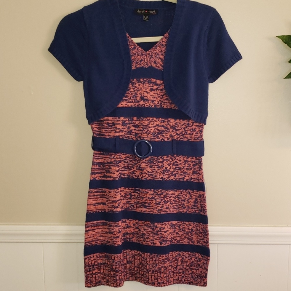 Girls sweater dress size large 14